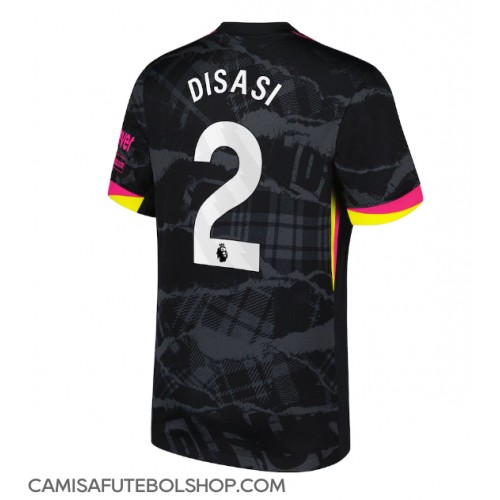 Camisa de time de futebol Chelsea Axel Disasi #2 Replicas 3º Equipamento 2024-25 Manga Curta